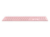 Rapoo E9800m Teclado Bluetooth Qwerty Rosa