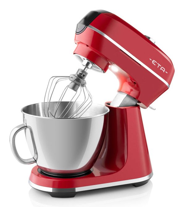 Robot Cocina Eta Eta204390020  Storio Ii, 1200 W, Contenedor Principal De 5 L, Rojo