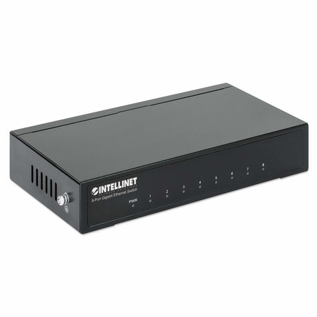 EAN 0766623530347 - Intellinet 530347 switch Gigabit Ethernet (10/100/1000) Negro imagen 2