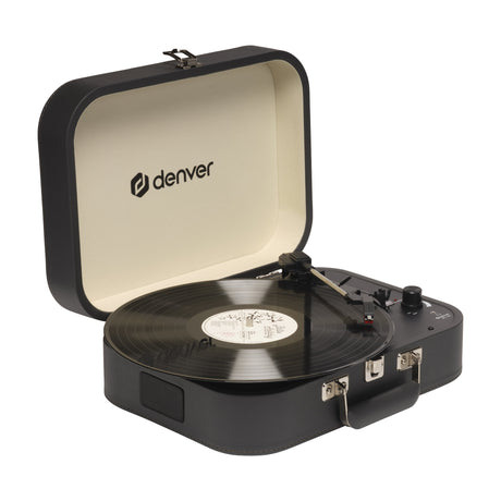 EAN 5706751090370 - Denver VPL-130DGR tocadisco Tocadiscos de tracción directa Negro Semiautomático imagen 5