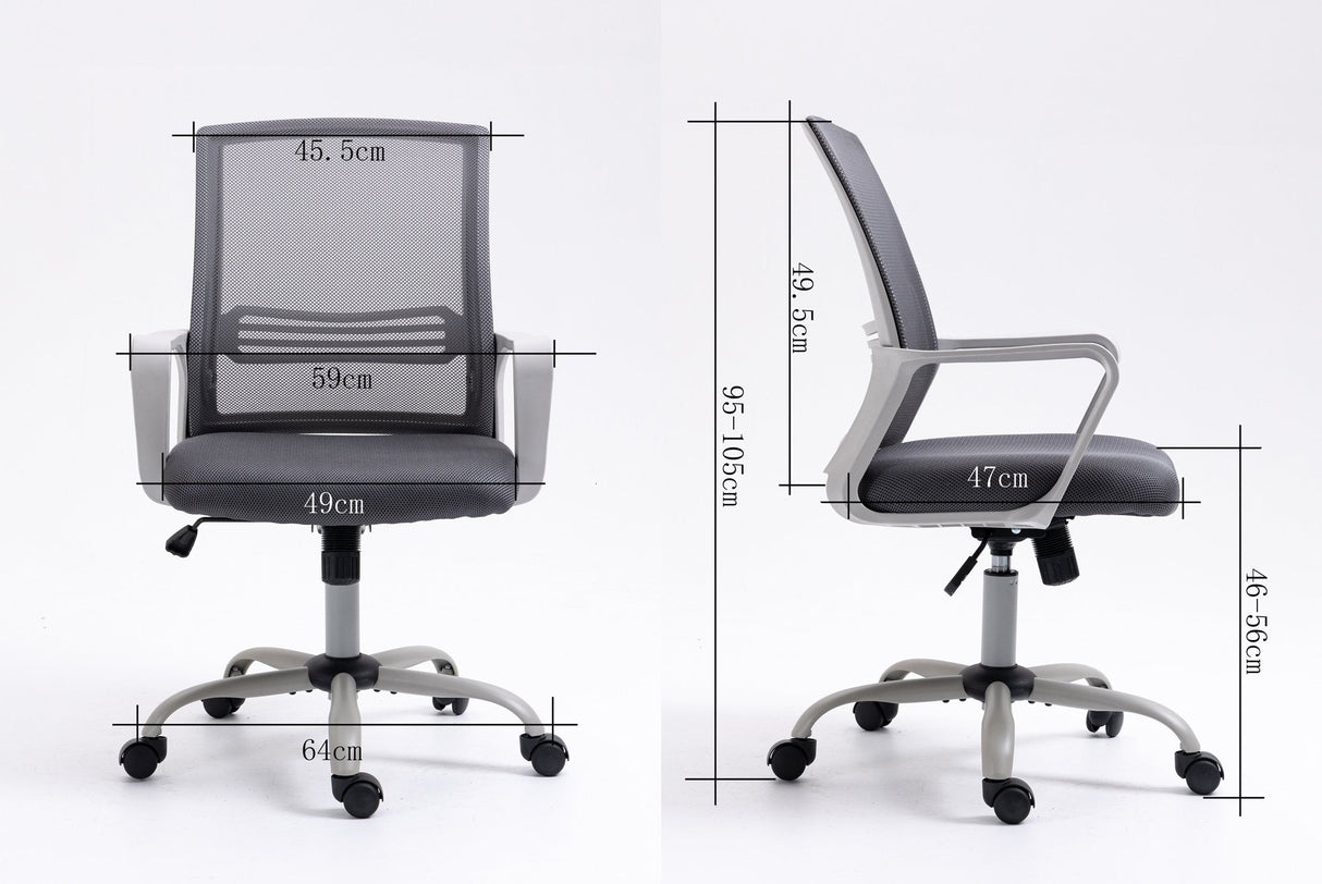 Silla  Activejet De Oficina Yk01 Gris