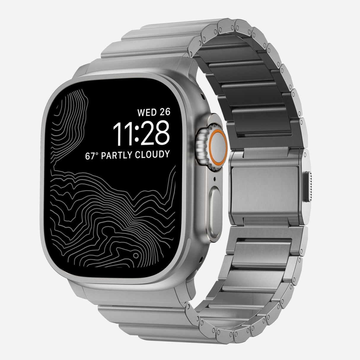 Nomad Strap Titanium Silver V2 42/44/45/49mm