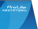 Monitor  Iiyama Prolite Xb2797qsu-W1 Led 27" 2560 X 1440 Qhd @ 75 Hz Ips 350 Cd/M² 1000:1 1 Ms 2xhdmi Displayport Altavoces Mate Blanco