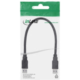 Inline Usb 3.0 Cable Tipo A Macho A A Macho Negro 0.3m