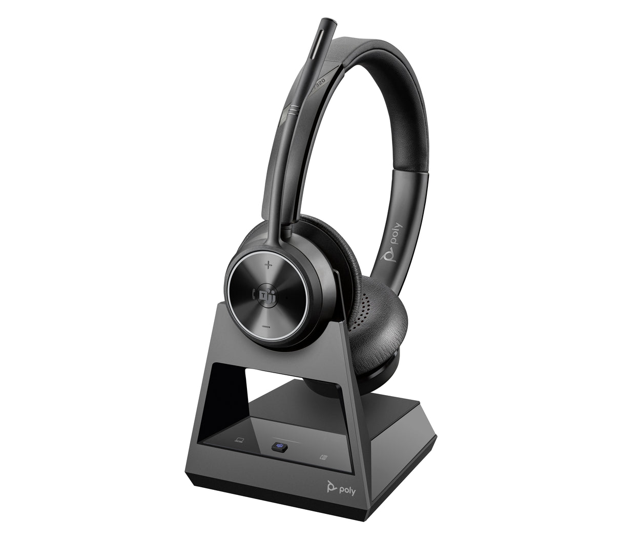 EAN 0196548585816 - Poly Savi 7320-M Office Stereo DECT 1880-1900 MHz Headset Inalámbrico Diadema Llamadas/Música Bluetooth N imagen 2