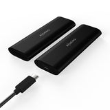 Aisens Caja Externa Para Disco Ssd M.2 Sata Nvme Usb 3.1  Sin Tornillos Asm2-014b