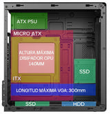 EAN 8436624422287 - CoolBox COO-PCM640C-1 carcasa de ordenador imagen 7