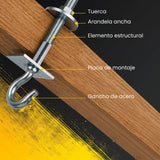 Extralink Hook For Hanging Brackets 16/350mm