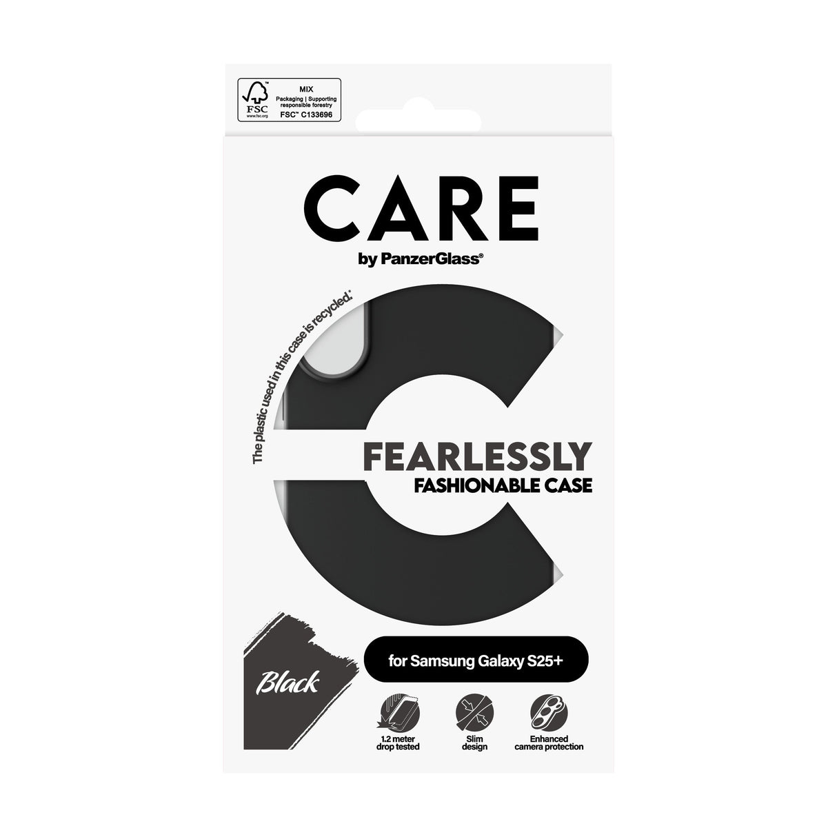 EAN 5715685016240 - PanzerGlass CARE™ by ® Case Black Samsung Galaxy S25+ funda para teléfono móvil Negro imagen 3