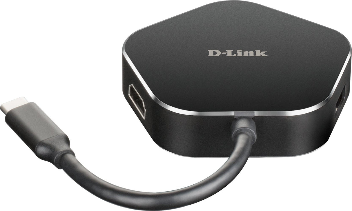 EAN 0790069447761 - D-Link DUB-M420 base para portátil y replicador de puertos Alámbrico Thunderbolt 3 Aluminio, Negro imagen 1