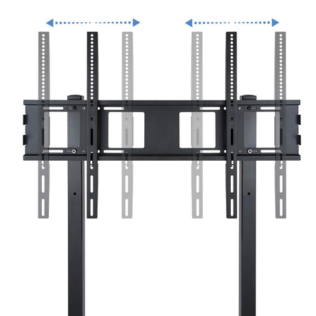 EAN 8433281008427 - TooQ FS20100M-B soporte para monitor 2,54 m (100") Piso Negro imagen 6
