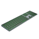 Teclado Inalambrico Retroiluminado Moonlight Key B431 Usb-C+Bt5.1+Rf2.4g Gris Oscuro Aluminio