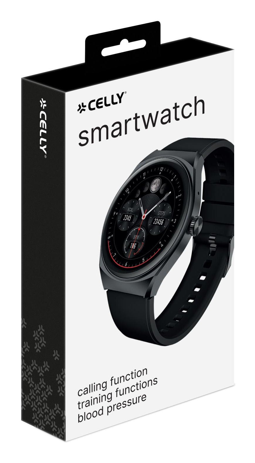 Smartwatch Celly Trainerhalobk  (1.38") Digital 240 X 240 Pixeles Negro Gps (Satélite)