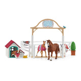 Schleich Horse Club HannahS Guest Horses With Ruby The Dog