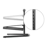 Logilink Eo0007 Soporte Para El Apoyo De Pies Negro