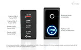 D I-Tec 140w Intelligent Multiport Usb Charger 3x Usb-C 1x Usb-A Lcd Display