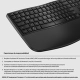 EAN 0197498231358 - HP 680 Comfort Dual-Mode Keyboard teclado Hogar RF Wireless + Bluetooth Negro imagen 7