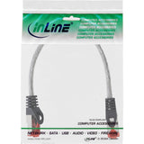 Cable De Red Inline S/Ftp Pimf Cat.6 250mhz Pvc Cobre Transparente 0.3m