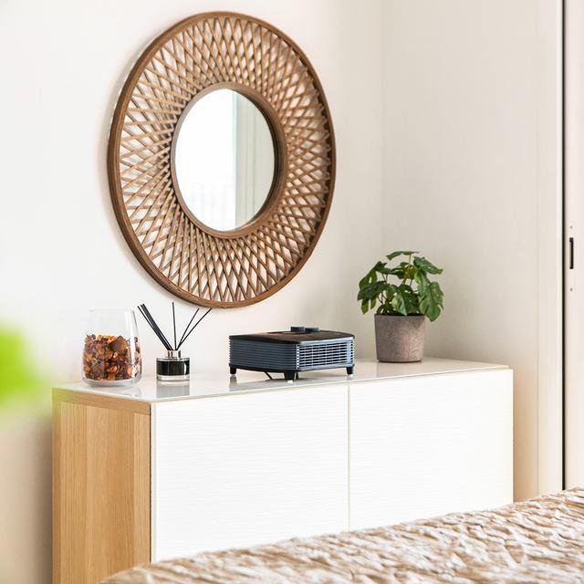 Calefactor Cecotec 08255  Eléctrico Interior Negro, Gris 2000 W Ventilador Eléctrico