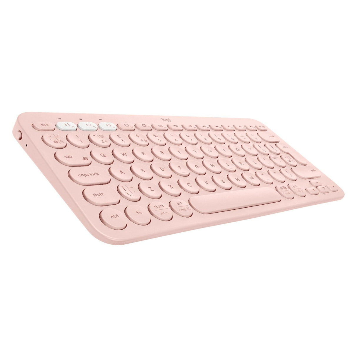 Teclado Español Logitech K380 Multi-Device Bluetooth Qwerty Rosa 920-009587