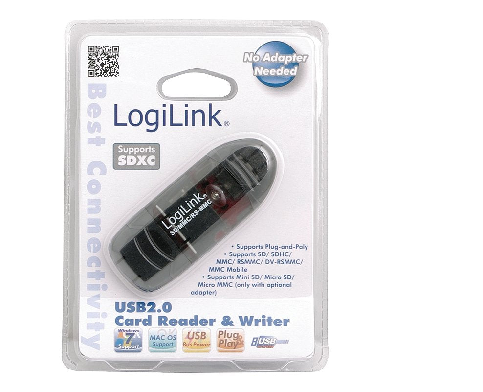 Lector De Tarjetas Externo Logilink Sd/Sdhc/Mmc Cr0007