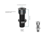 Cable Through Desk Solution  Aluminum Large Up To 55mm