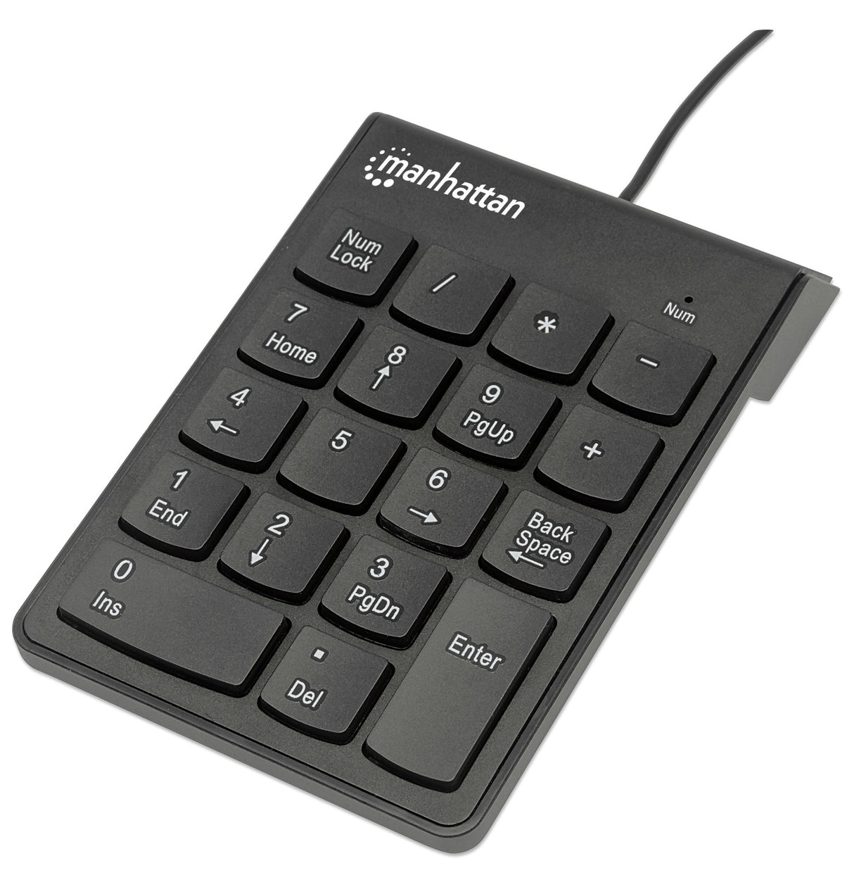 EAN 0766623176354 - Manhattan 176354 teclado numérico Universal USB Negro imagen 1