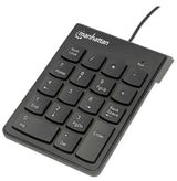 EAN 0766623176354 - Manhattan 176354 teclado numérico Universal USB Negro imagen 1