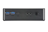 EAN 0887993005904 - Shuttle NC40U PC/estación de trabajo barebone 0.84L sized PC Negro 7305 Intel® SoC 1,1 GHz imagen 11