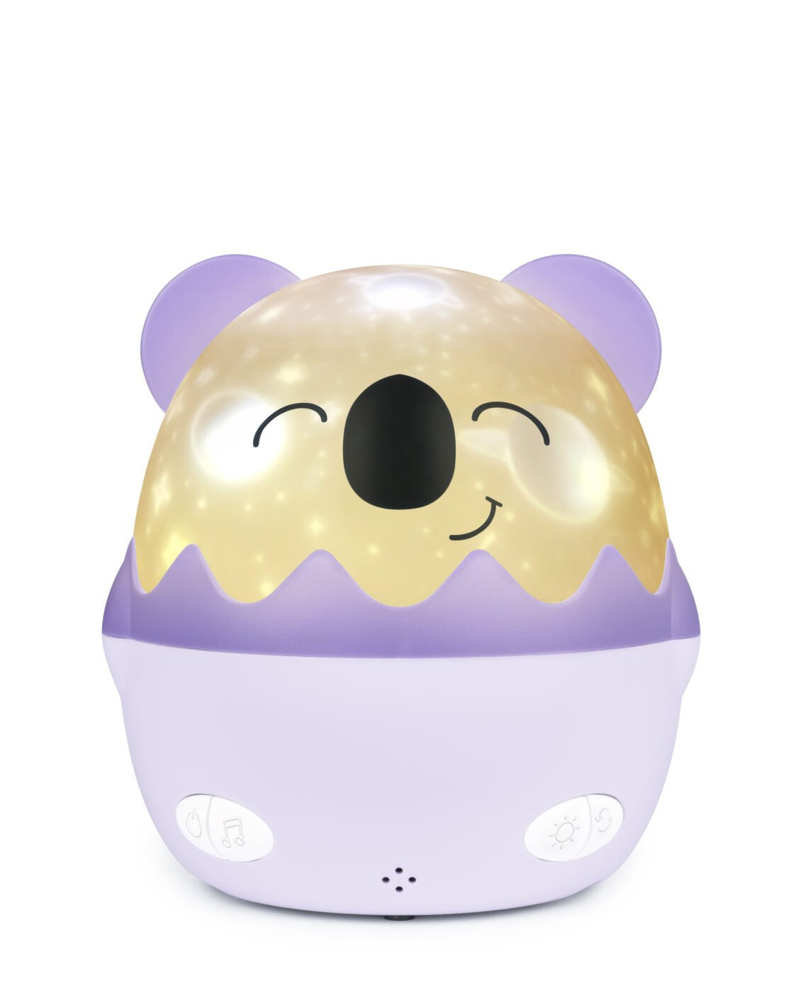 Bigben Kids Luz Nocturna Musical - Proyector 360° - 13 Proyecciones - 8 Melodias - Control Remoto - Inalambrica Y