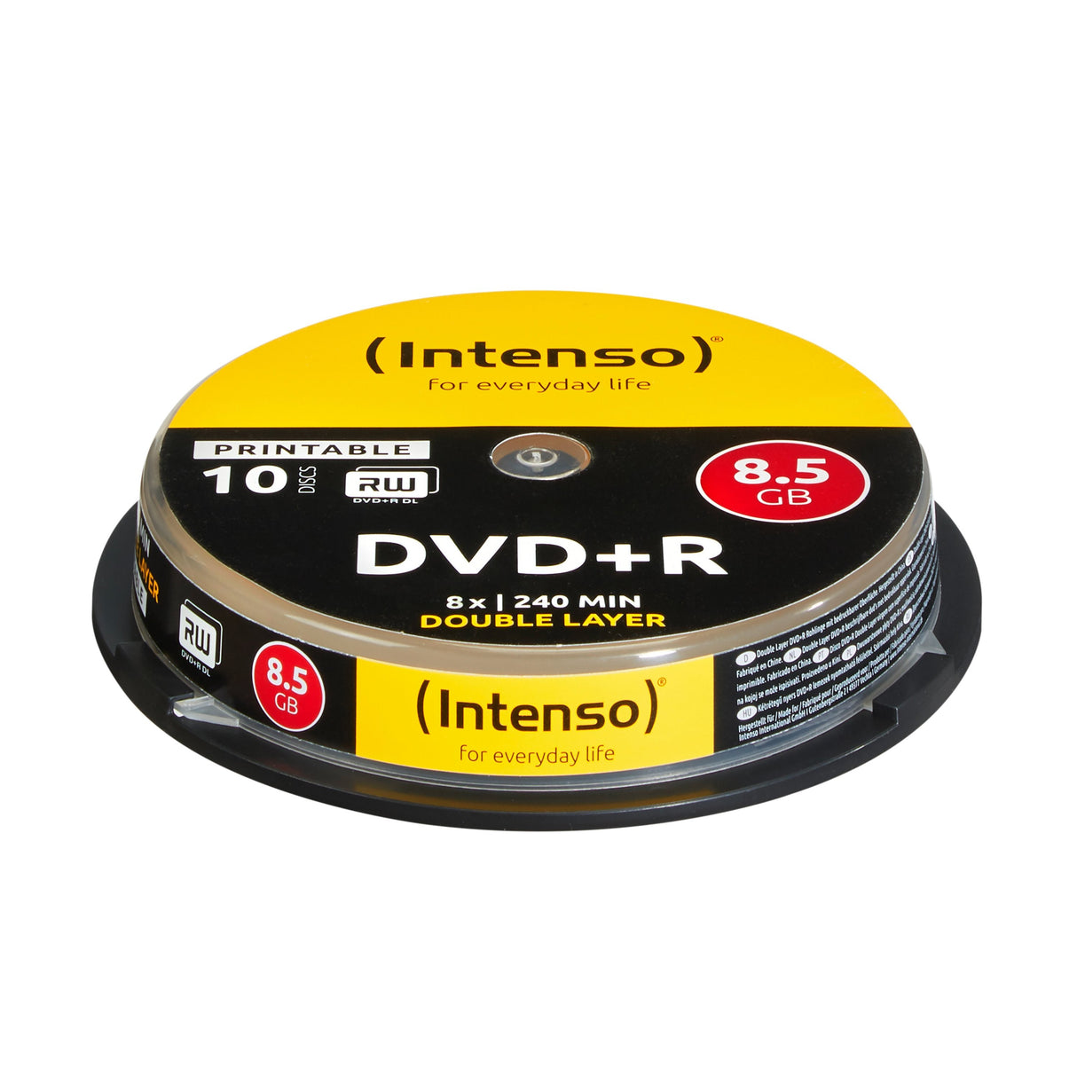 Intenso Dvd+R 8.5gb 8x Double Layer Printable 10 Pieza(S)