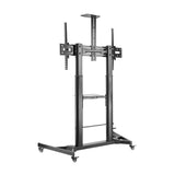 Aisens Soporte De Suelo Para Tv/Monitor De 60" A 100" - Max 100kg - Ajustable En Altura - Movimiento Horizontal Y