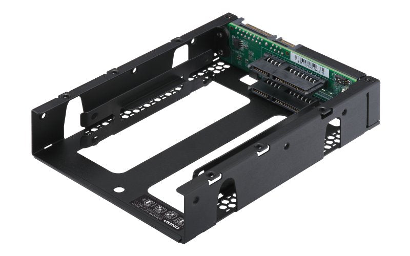 Qnap Qda-A2ar Caja Para Disco Duro Externo Carcasa De Disco Duro/Ssd Negro 2.5", Bastidor De Instalación Negro, Carcasa De Disco Duro/Ssd, 2.5", Serial Ata Iii, 6 Gbit/S, Negro
