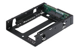 Qnap Qda-A2ar Caja Para Disco Duro Externo Carcasa De Disco Duro/Ssd Negro 2.5", Bastidor De Instalación Negro, Carcasa De Disco Duro/Ssd, 2.5", Serial Ata Iii, 6 Gbit/S, Negro