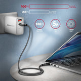 Axagon Bucm432-Cm10ab Cable Usb 1 M Usb4 Gen 3x2 Usb C Negro