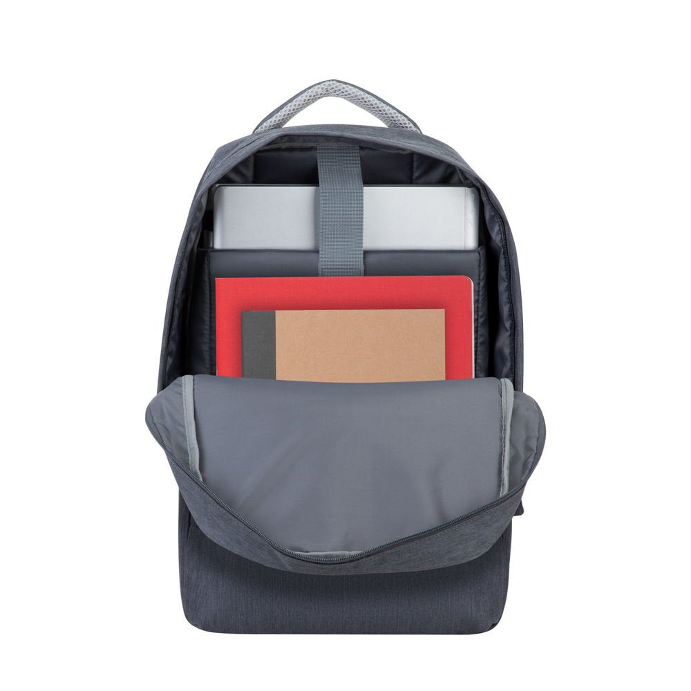 Mochila Riva Nb Prater 15.6" 7562 Gris Oscuro