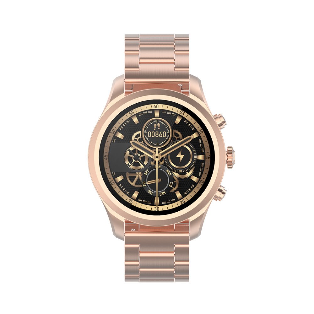 Smartwatch Forever Verfi Sw-800 Notificaciones Frecuencia Cardíaca Dorado