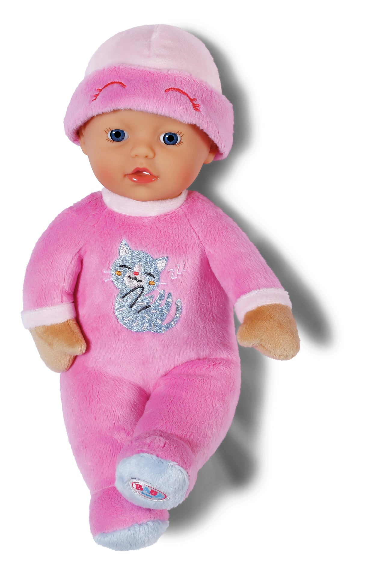 Zapf Creation Baby Born® Sleepy Para Bebés Rosa 30cm, Muñeca Rosa, Con Sonajero En El Interior 837726