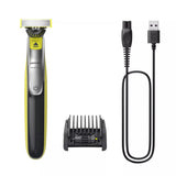 Philips Qp2734 20 Afeitadora Recortadora Oneblade 360, Rostro, Negro Verde