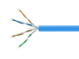 Bobina Equip Categoria 6a U/Ftp 305m Eca Pvc Color Azul