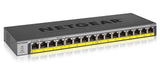 EAN 0606449133332 - NETGEAR GS116PP No administrado Gigabit Ethernet (10/100/1000) Energía sobre Ethernet (PoE) Negro imagen 1