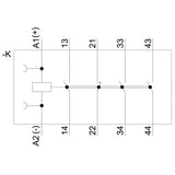 Siemens 3rh21311bb40 Hilfsschtz 3s+1 24vdc S00 Conexión Atornillada