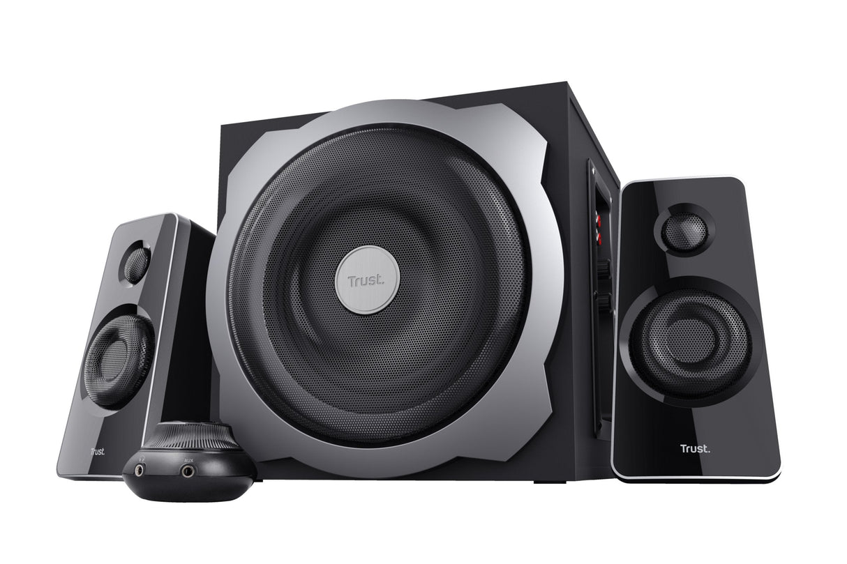 Trust Altavoces Tytan 2.1, 60w Rms, Control Volumen, Jack 3.5mm, Negro