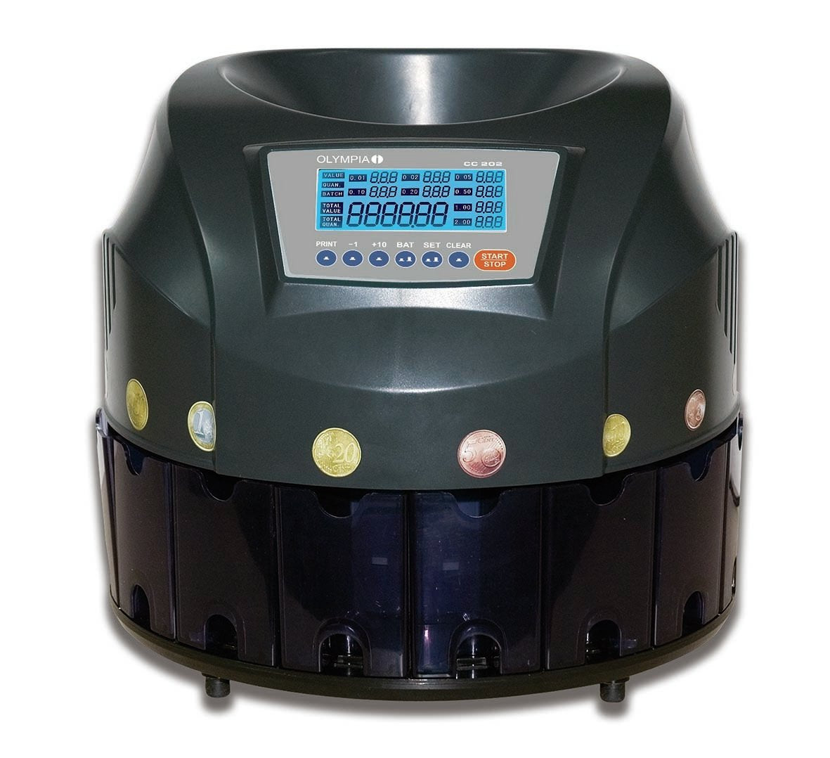 EAN 4030152948888 - Olympia CC 202 Contador de monedas Negro imagen 1