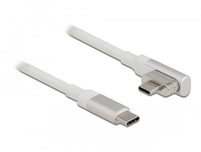 Delock Cable Magnético Thunderbolt 3 Usb-C 4k 60 Hz Macho A Macho Acodado 1,20 M.