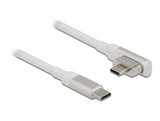 Delock Cable Magnético Thunderbolt 3 Usb-C 4k 60 Hz Macho A Macho Acodado 1,20 M.
