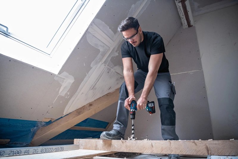 Bosch Professional Taladro Atornillador A Batería Gsr 18v-90 Fc  Sin Batería Ni Cargador, En L-Boxx