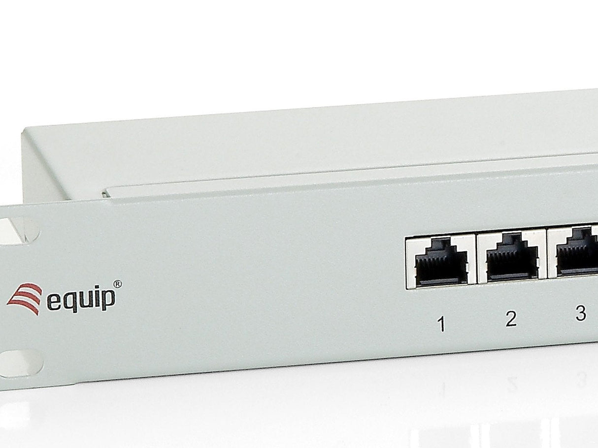 Equip Patch Panel 16 Puertos Categoria 6 Apantallado Gris Claro