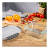 EAN 7610154240349 - KUHN RIKON 24034 recipiente de almacenar comida Rectangular Contenedor 3,21 L Gris, Transparente 3 pieza( imagen 5