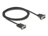 Delock 87838 Cable Serie Rs-232 D-Sub9 Hembra To D-Sub9 Hembra Conexión De Alimentación En El Pin 9 2 M